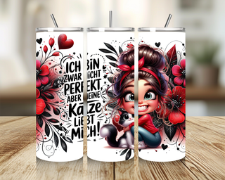Thermobecher Spruch Katze