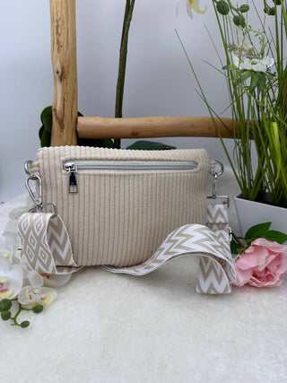 Bauchtasche beige